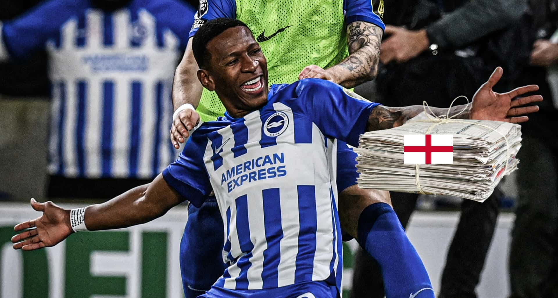 Pervis Estupiñán anotó un golazo con Brighton.