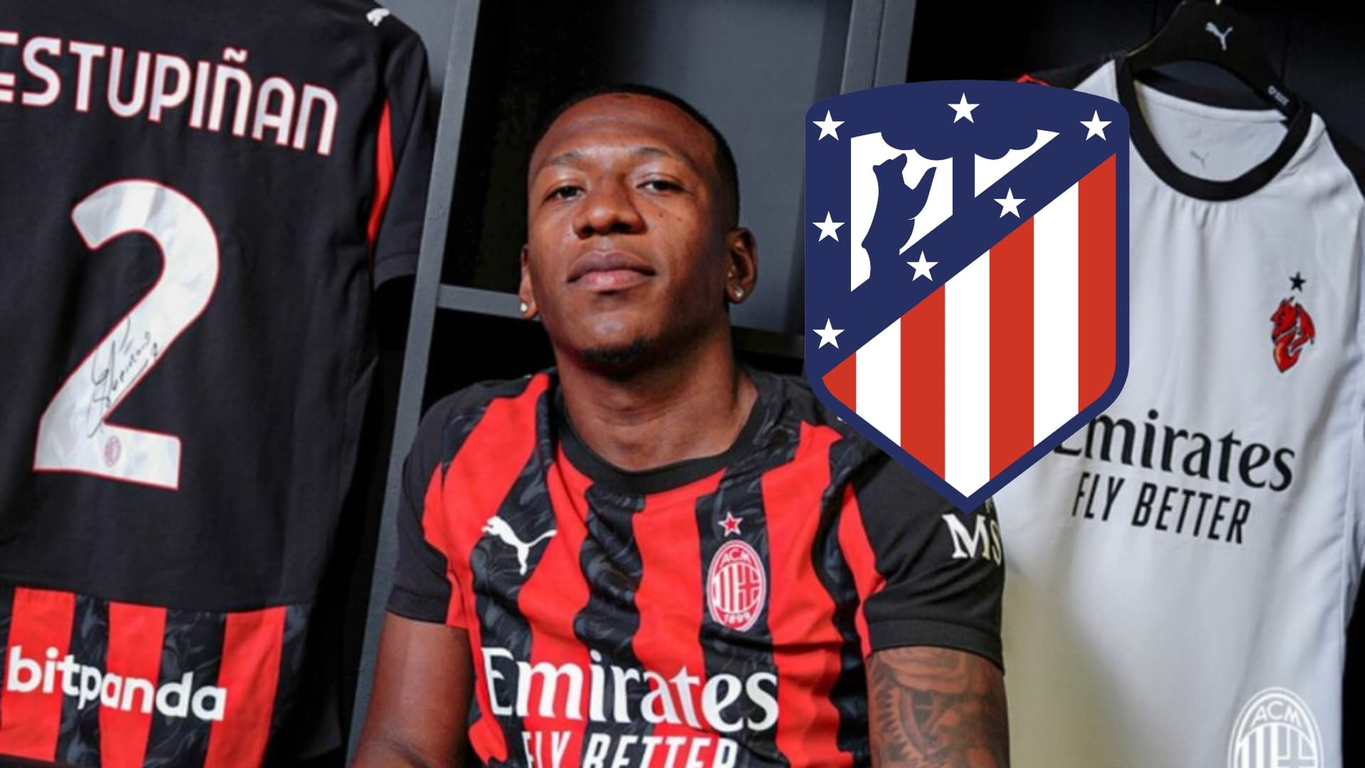 Pervis Estupiñán podría dejar AC Milan por llegar al Atlético de Madrid en los siguientes meses
