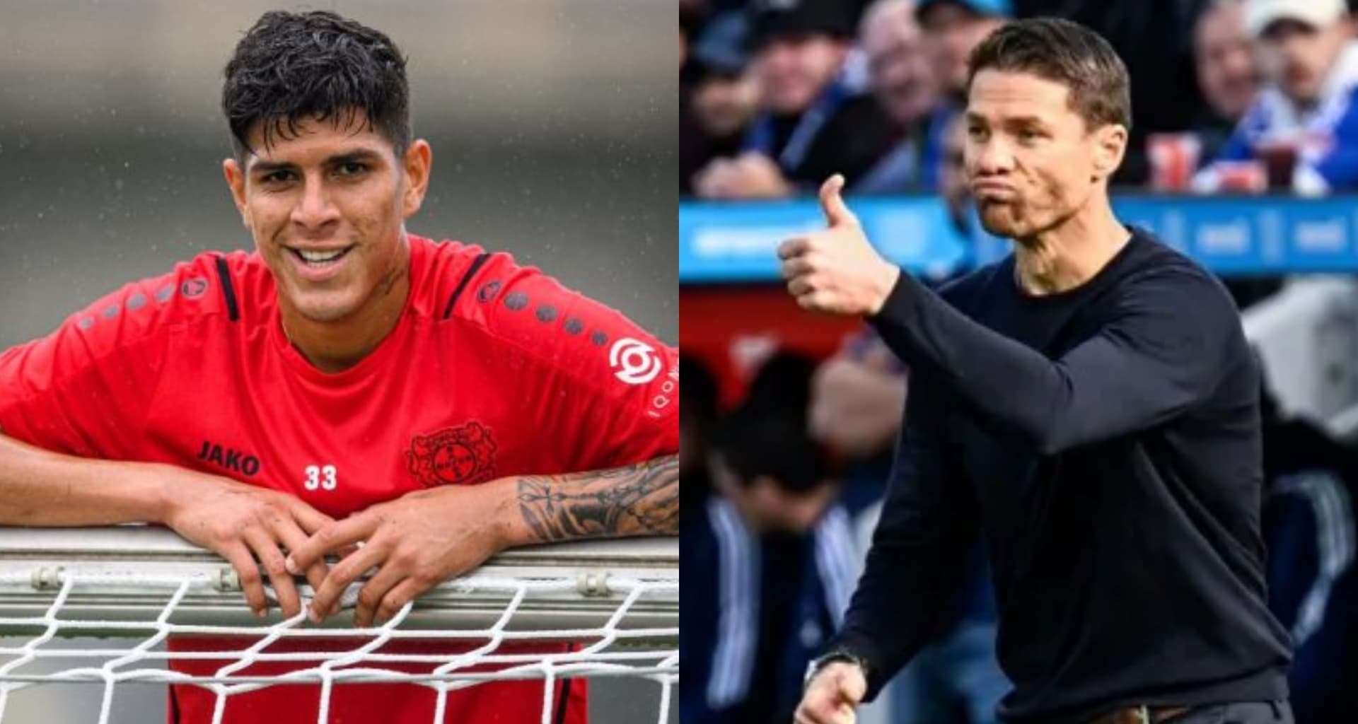 Pese a la expulsión en Bayer Leverkusen, Piero Hincapié no descansa para cuando deba volver. Mira lo que hizo para ganarse los aplausos de Xabi Alonso