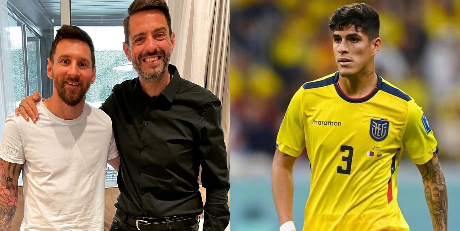 Piero Hincapié dejó un mensaje de apoyo a Ezequiel Palacios y Argentina