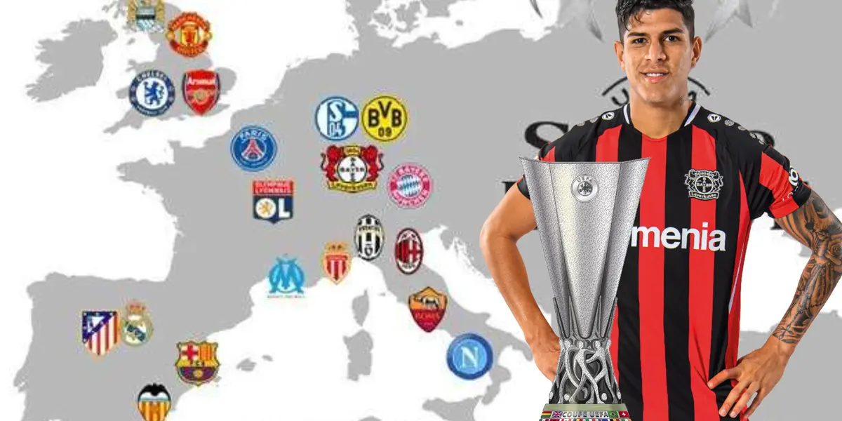 Piero Hincapié enfrentará a Atalanta de Italia con el Bayer Leverkusen en la Europa League, en un choque de pronóstico reservado