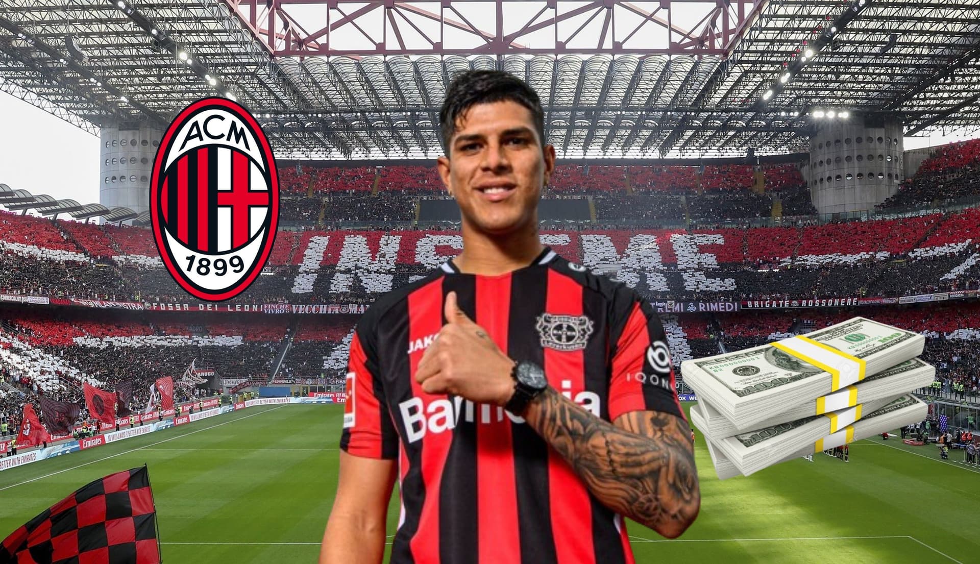 Piero Hincapié estaría siendo visto por el cuadro ‘Rossonero’.