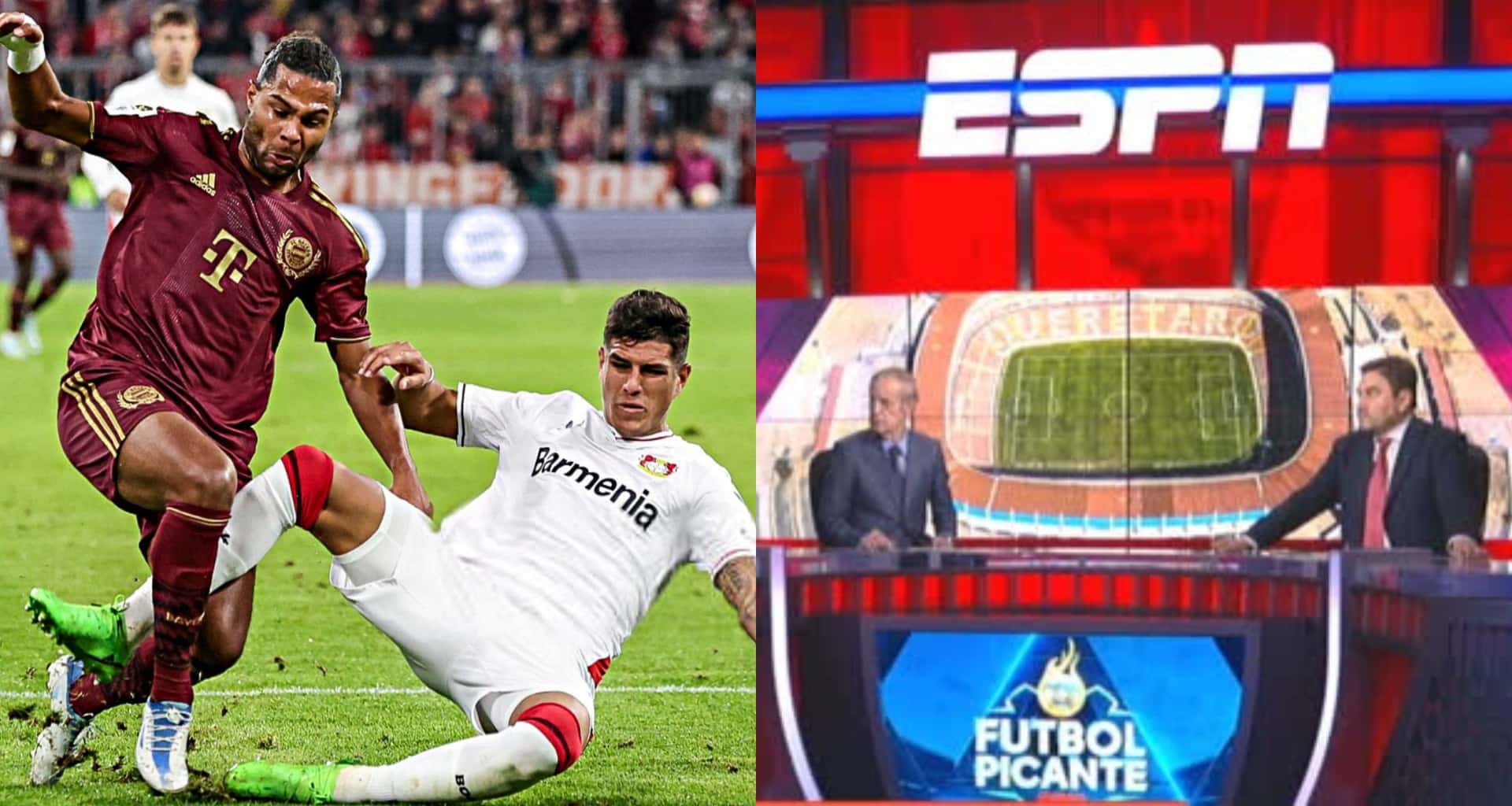 Piero Hincapié ingresó y la defensa del Leverkusen se arregló. Pese a la goleada del Bayern Múnich, ESPN elogió al ecuatoriano