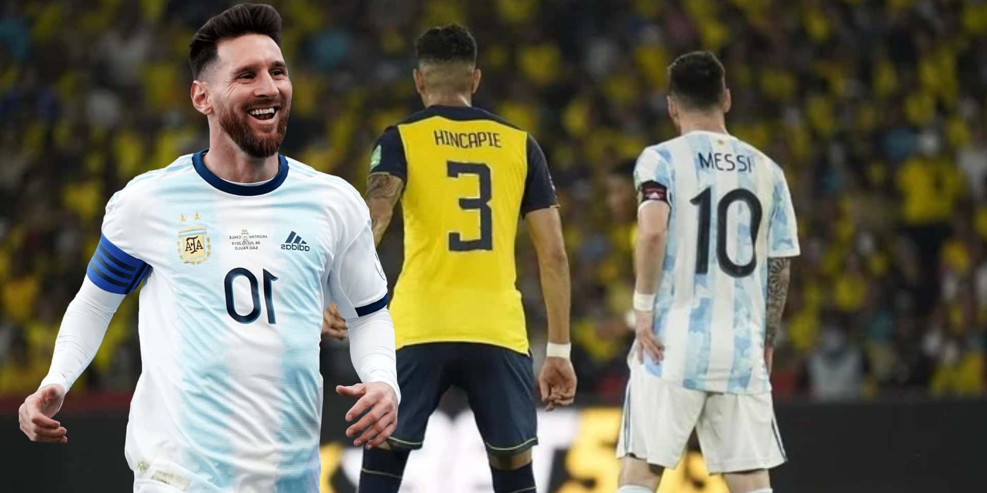 Piero Hincapié reveló lo que sintió al marcar a Lionel Messi, uno de los mejores jugadores de la historia