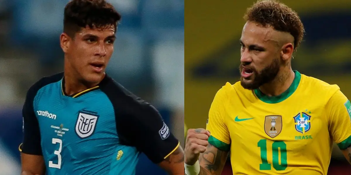 Piero Hincapié reveló que tenía las características de Neymar, pero se dedicó a la defensa