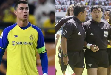 Polémico partido en Arabia que terminó sonriendo Cristiano Ronaldo y recordó al Liga de Quito vs Barcelona SC que pitó Moreno