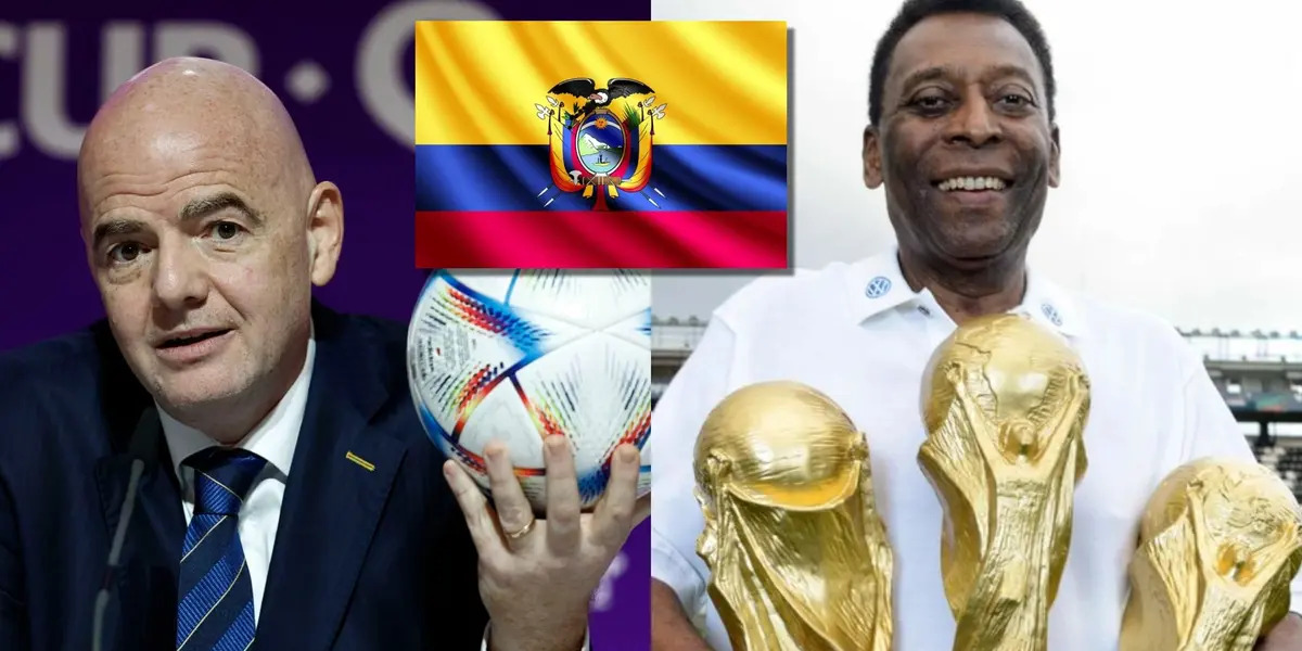 Por la sensible pérdida de Pelé, el presidente de la FIFA alista un gran homenaje que incluye a Ecuador
