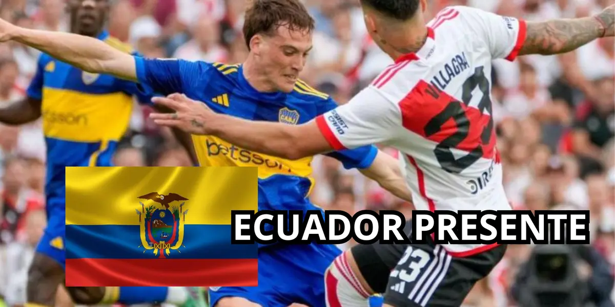 Los 5 ecuatorianos que jugaron el clásico entre Boca Juniors vs River Plate  