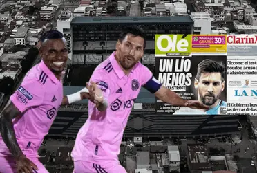 Prensa argentina se pronuncia sobre la salida de Dixon Arroyo de Emelec, ahora brilla junto a Messi