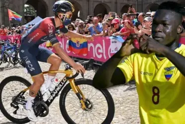 Richard Carapaz fue segundo en el Giro de Italia y mira el premio económico que se embolsó