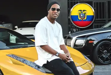 Ronaldinho no escatimó en gasto en sus carros y hay un jugador ecuatoriano que desembolsó 450 mil dólares y tiene el mismo que el astro brasileño