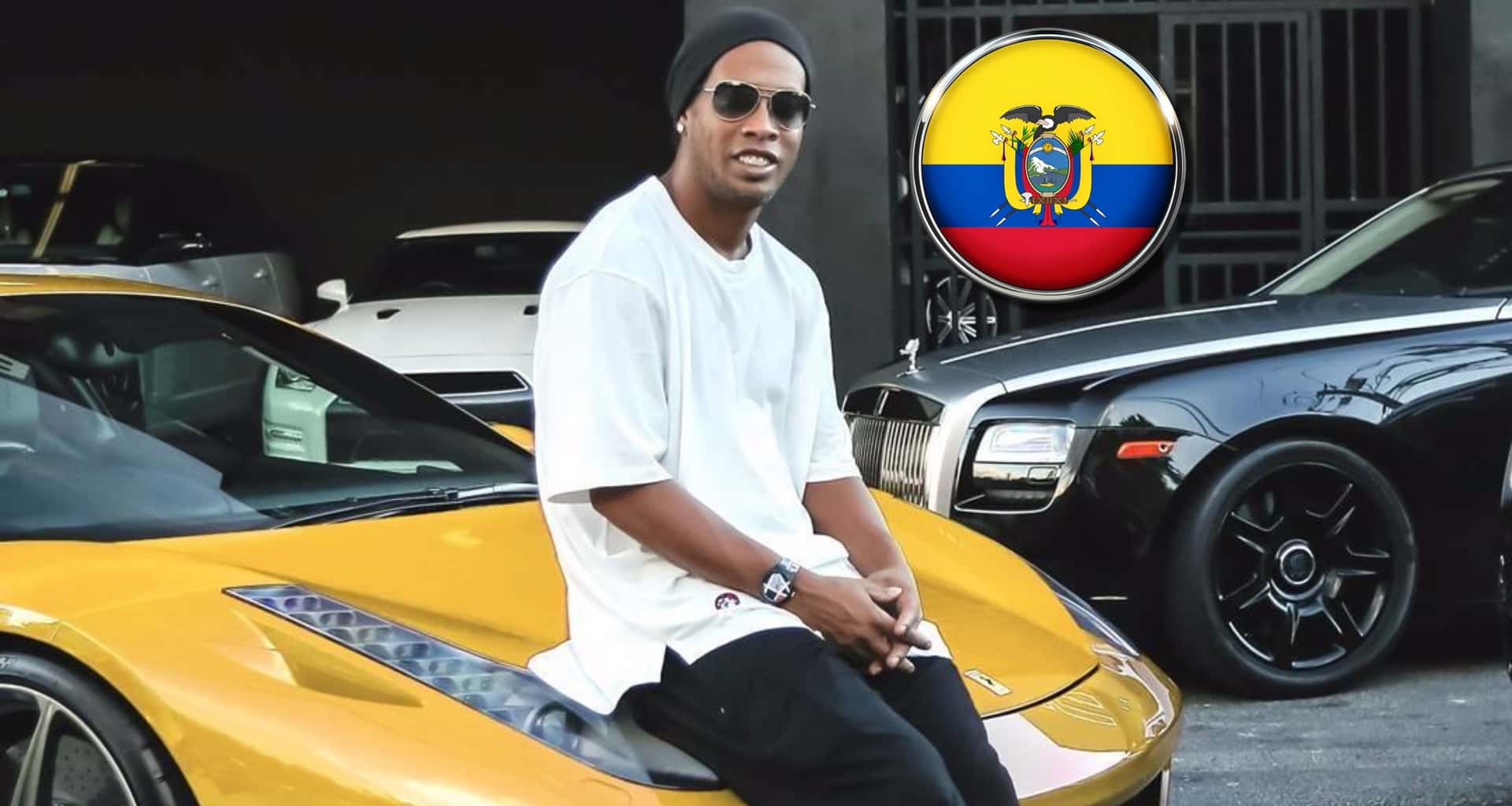 Ronaldinho no escatimó en gasto en sus carros y hay un jugador ecuatoriano que desembolsó 450 mil dólares y tiene el mismo que el astro brasileño