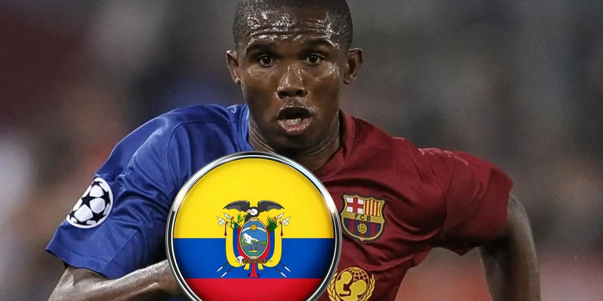 Samuel Eto'o le recomendó al ecuatoriano que juegue en la Liga Santander, que sería lo mejor para él