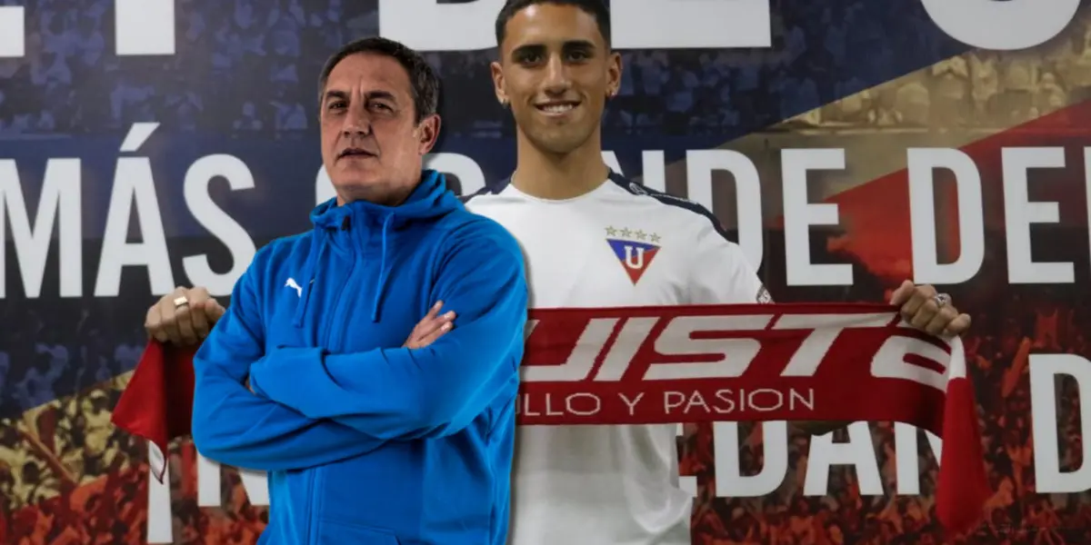 Santiago Scotto tiene un pie y medio fuera de Liga de Quito y ya apareció un entrenador que lo quiere para su club, no es Pablo Marini