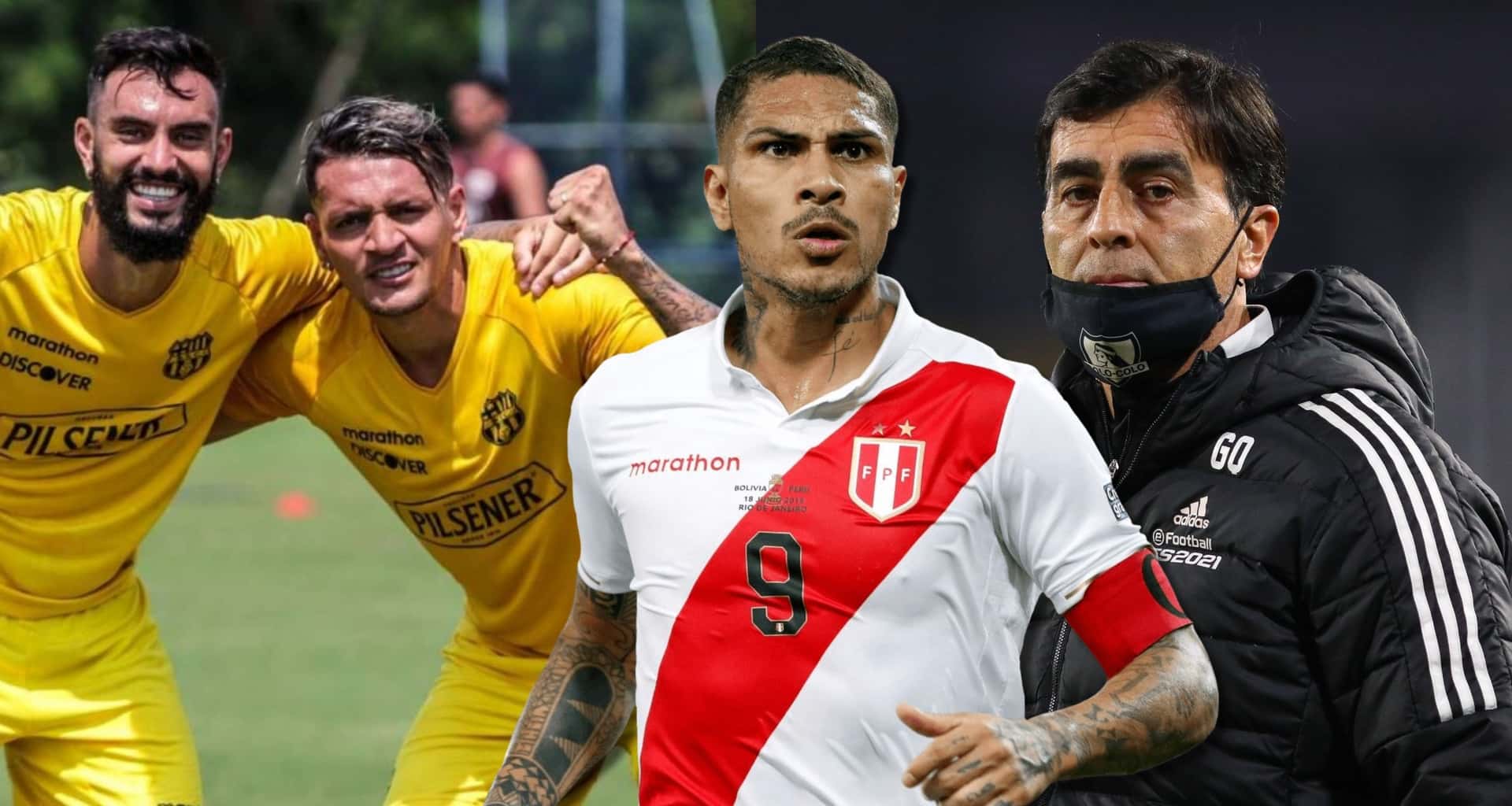 Se cayó la llegada de Paolo Guerrero a Colo-Colo y Gustavo Quinteros se quiere llevar un delantero de Barcelona SC