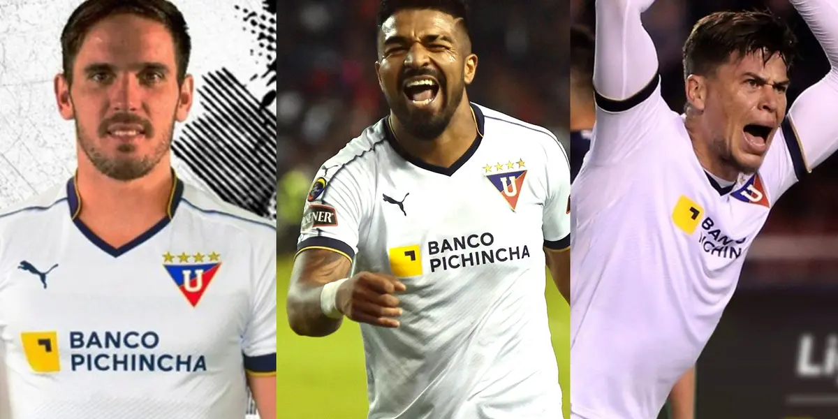 Se conoció que entre estos tres jugadores se podría negociar a uno, para traer al reemplazo de Antonio Valencia en la medica cancha