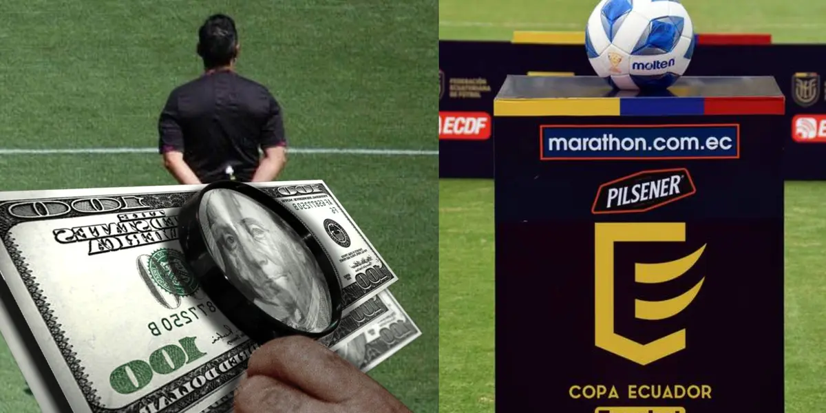 Se destapó que un árbitrose habría vendido en la Copa Ecuador