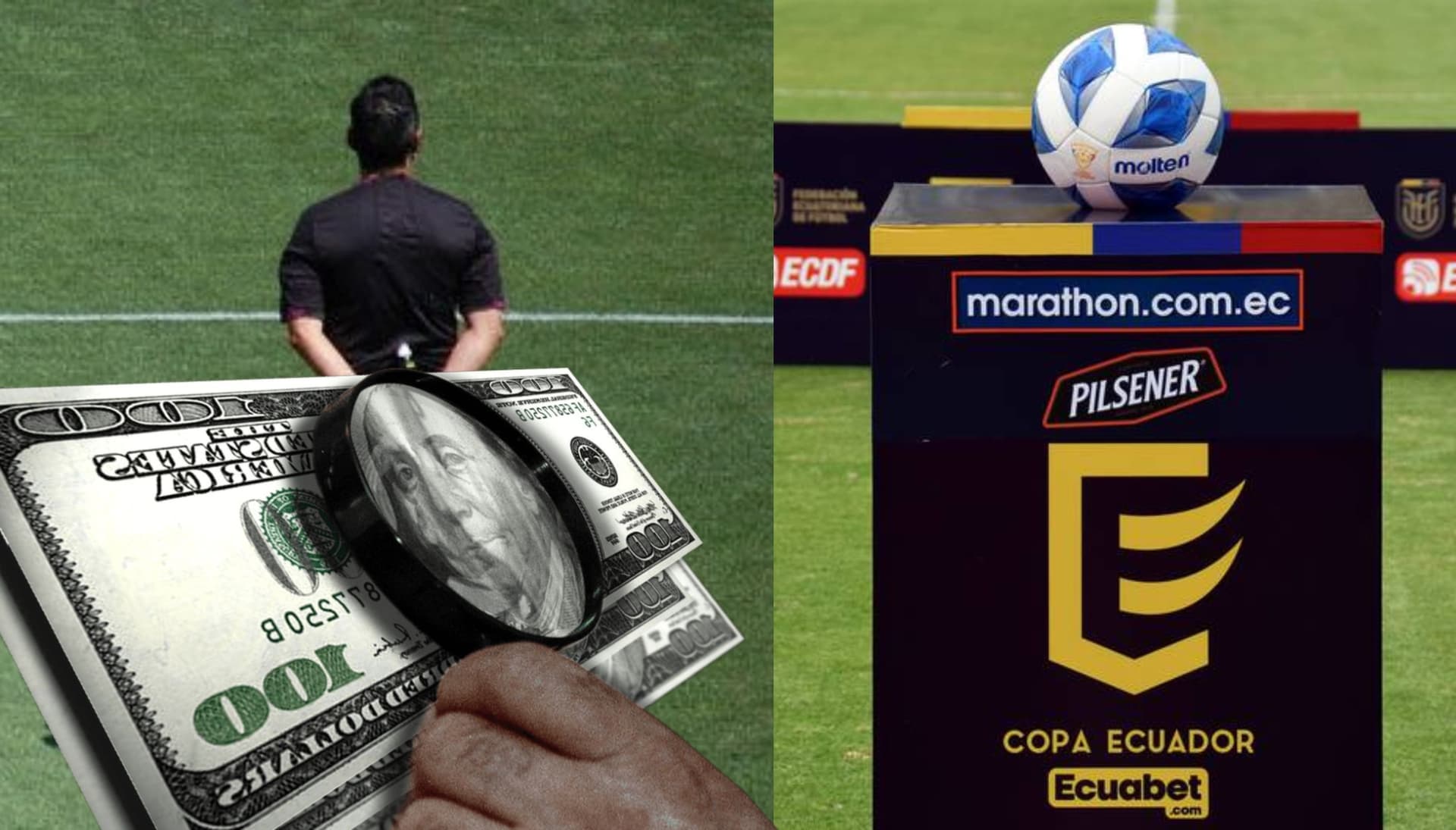 Se destapó que un árbitrose habría vendido en la Copa Ecuador