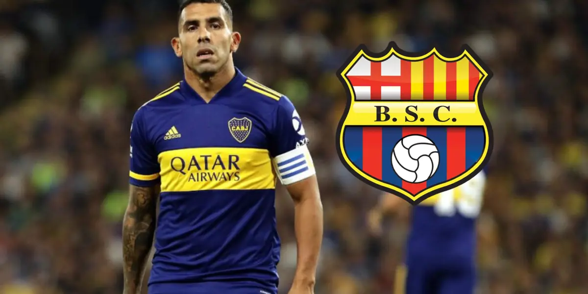 Se escuchó que Carlos Tévez podría ponerse la camiseta de Barcelona SC y no solo para la Noche Amarilla sino todo el 2022