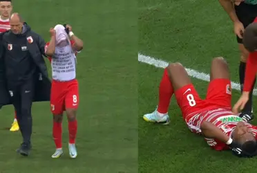 Se reveló el estado de la lesión de Carlos Gruezo que salió del partido con el Augsburgo