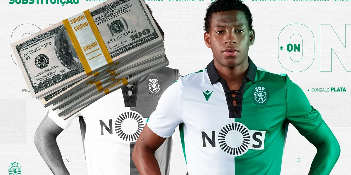 Se reveló la cantidad de dinero que le debe el Sporting de Lisboa a Gonzalo plata y su agente