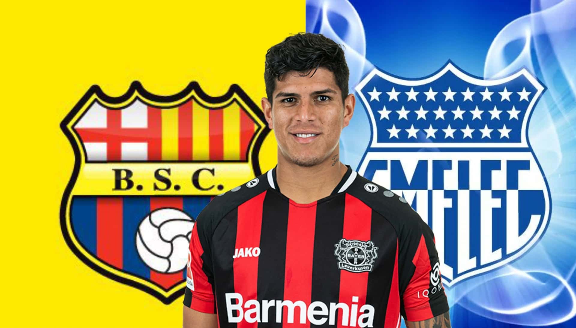 Se reveló una foto de Piero Hincapié cuando era niño con la camiseta de Barcelona SC