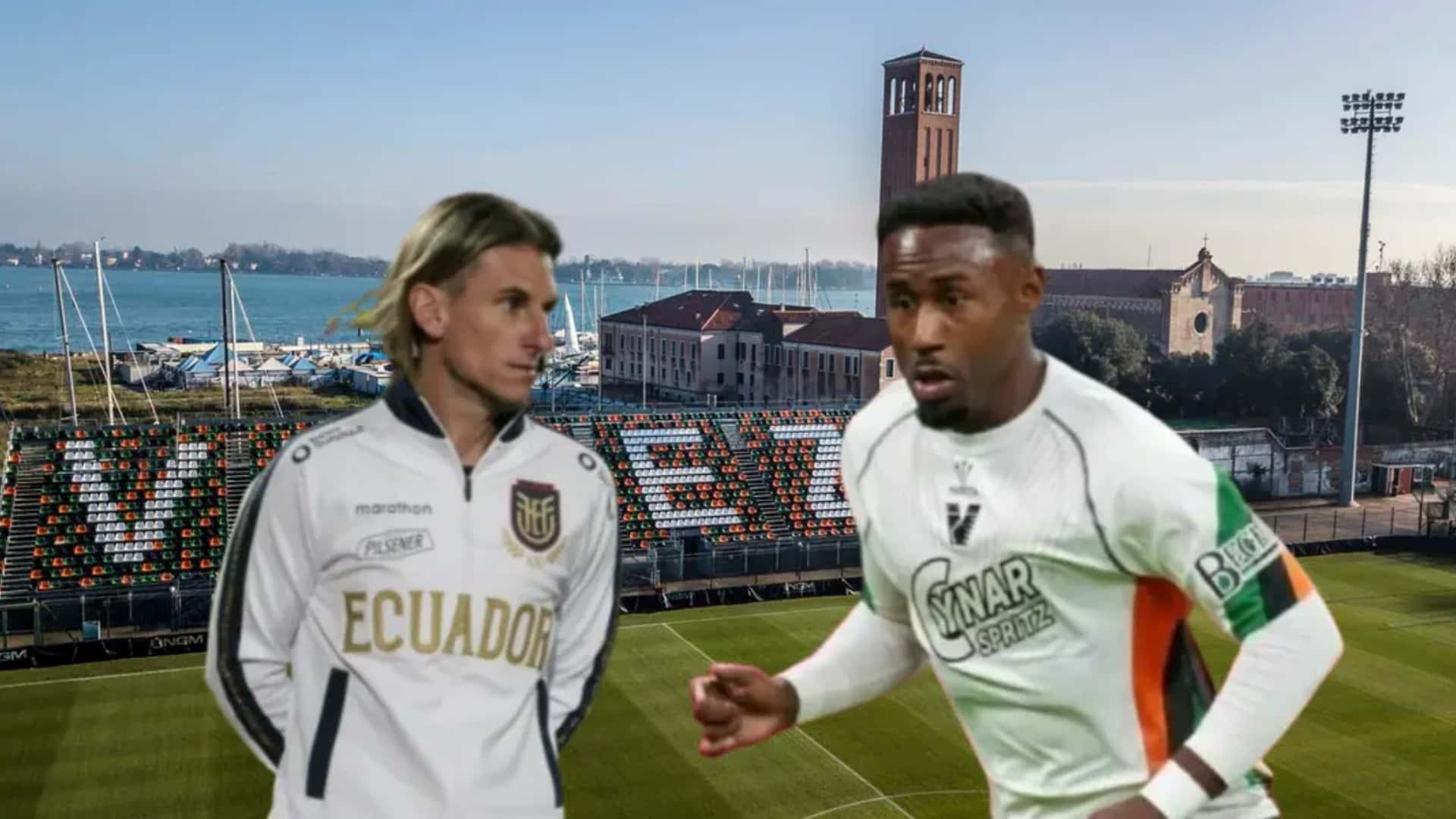 Sebastián Beccacece y John Yeboah / Foto de: El Futbolero Ecuador