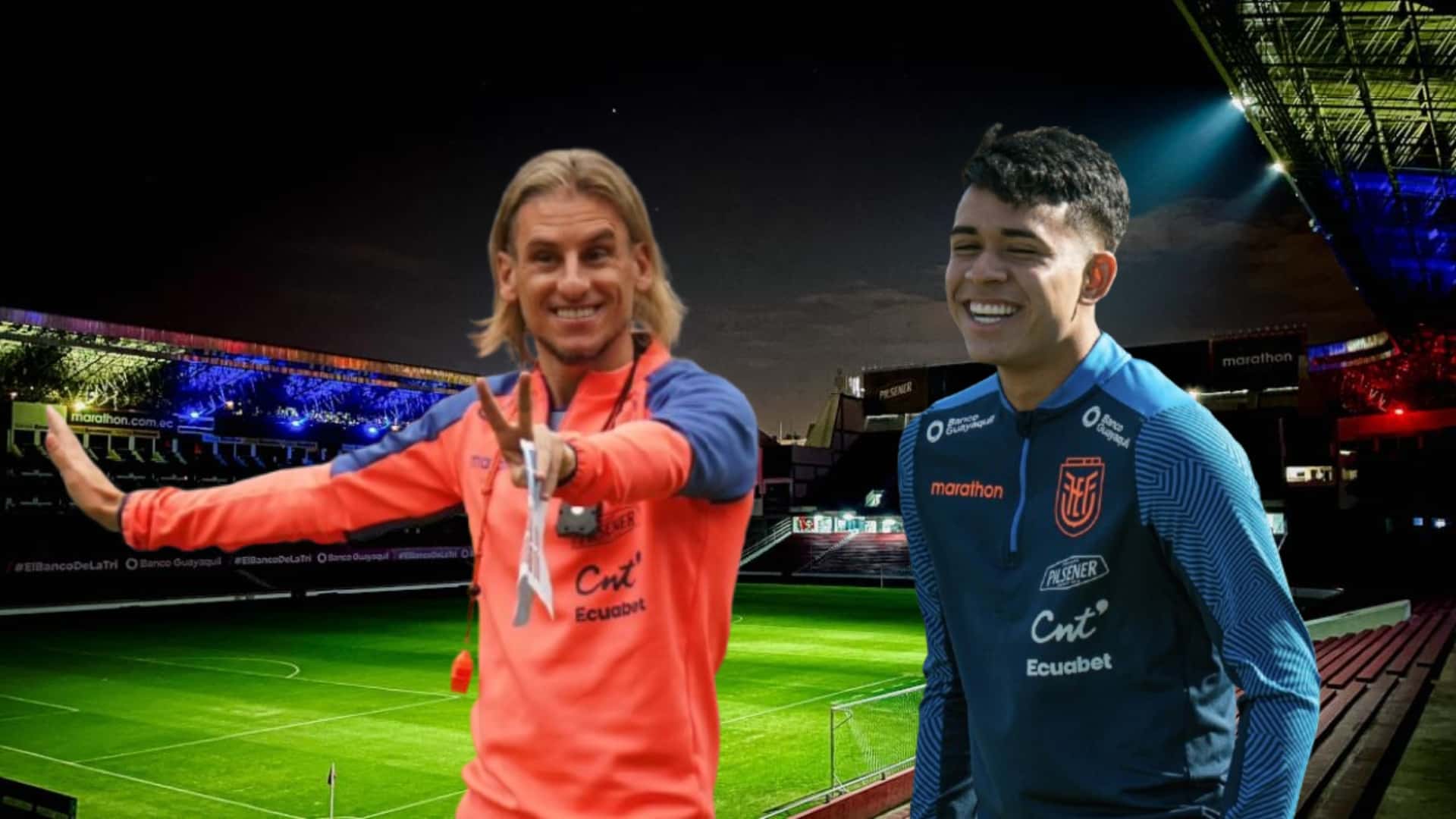 Sebastián Beccacece y Kendry Páez / Foto de: El Futbolero Ecuador