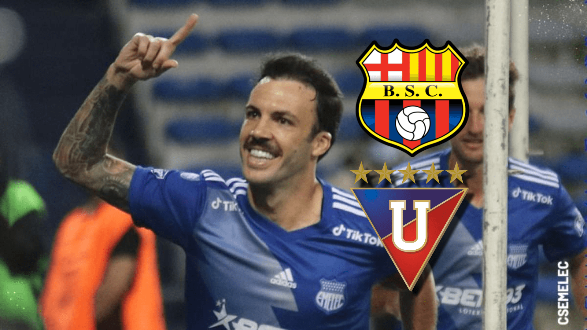 Sebastián Rodríguez-Liga de Quito-Barcelona SC / Foto: Emelec