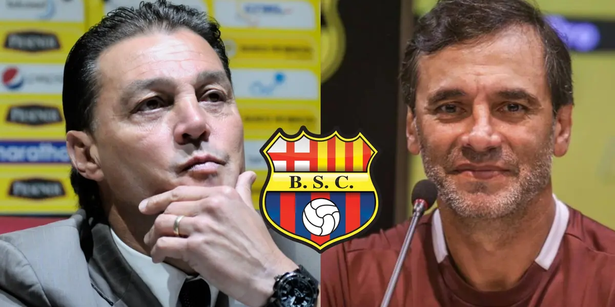 Según Carlos Alfaro Moreno no se ha tratado el tema de la continuidad de Fabián Bustos en Barcelona SC