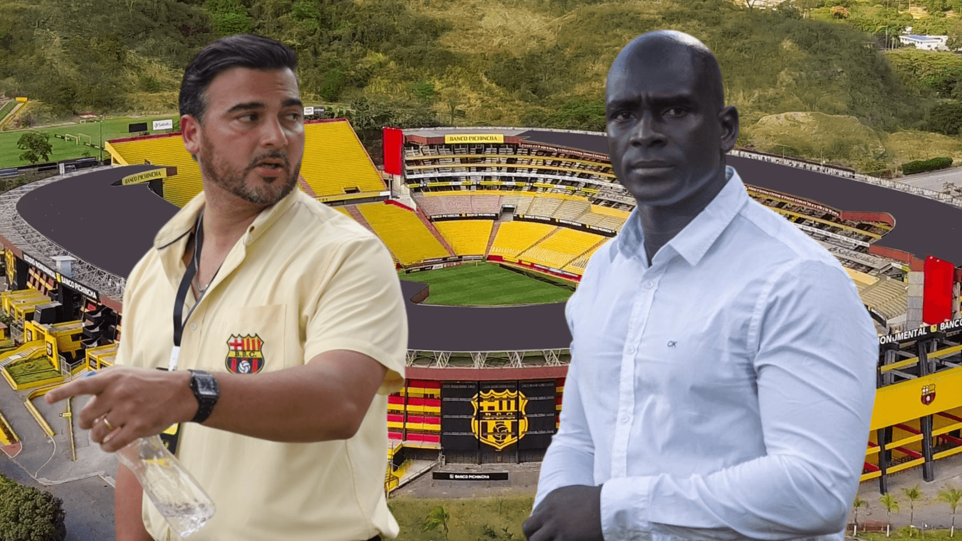 Segundo Alejandro Castillo y Antonio Álvarez (Foto tomada de: Barcelona SC)