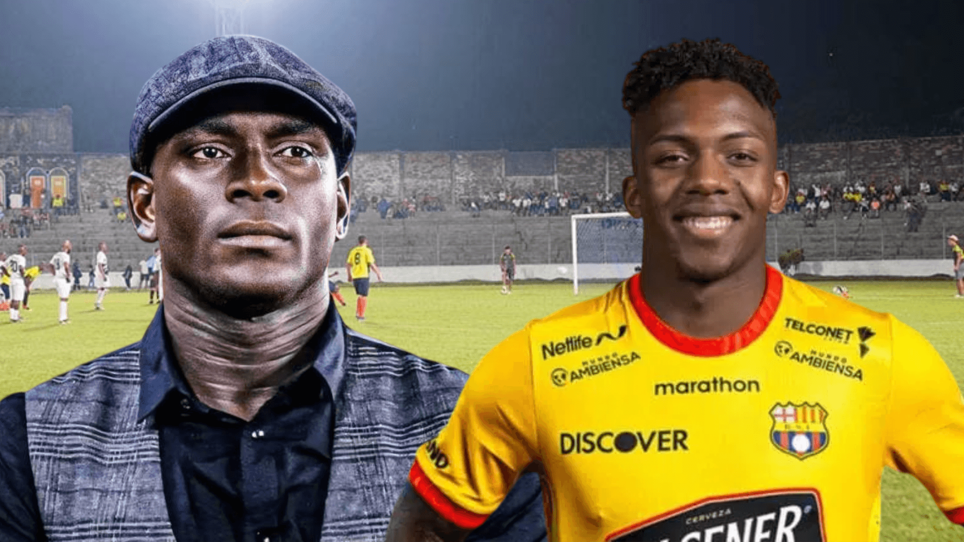 Segundo Alejandro Castillo y Djorkaeff Reasco (Foto tomada de: La Hora/Barcelona SC/API)