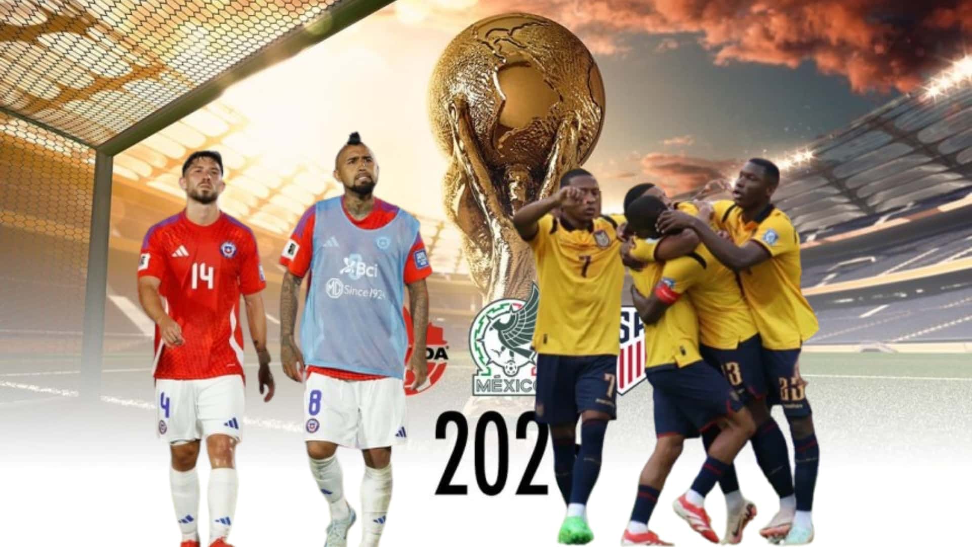 Selección Ecuatoriana y Chile / Foto de: El Futbolero Ecuador