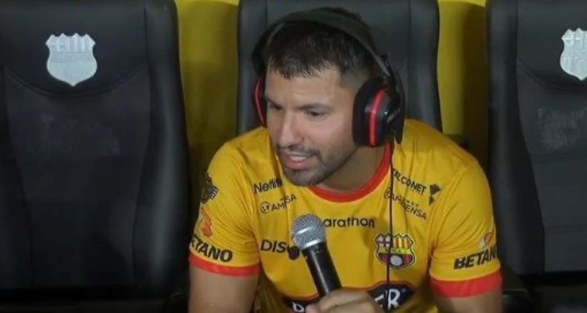 Sergio Agüero fue la estrella invitada y dejó en evidencia la razón por la que Barcelona SC lo contrató