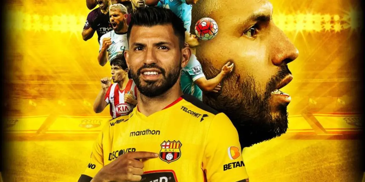 Sergio Agüero no viene a la Noche Amarilla pero Barcelona SC tiene a su plan b, que pondrá calma
