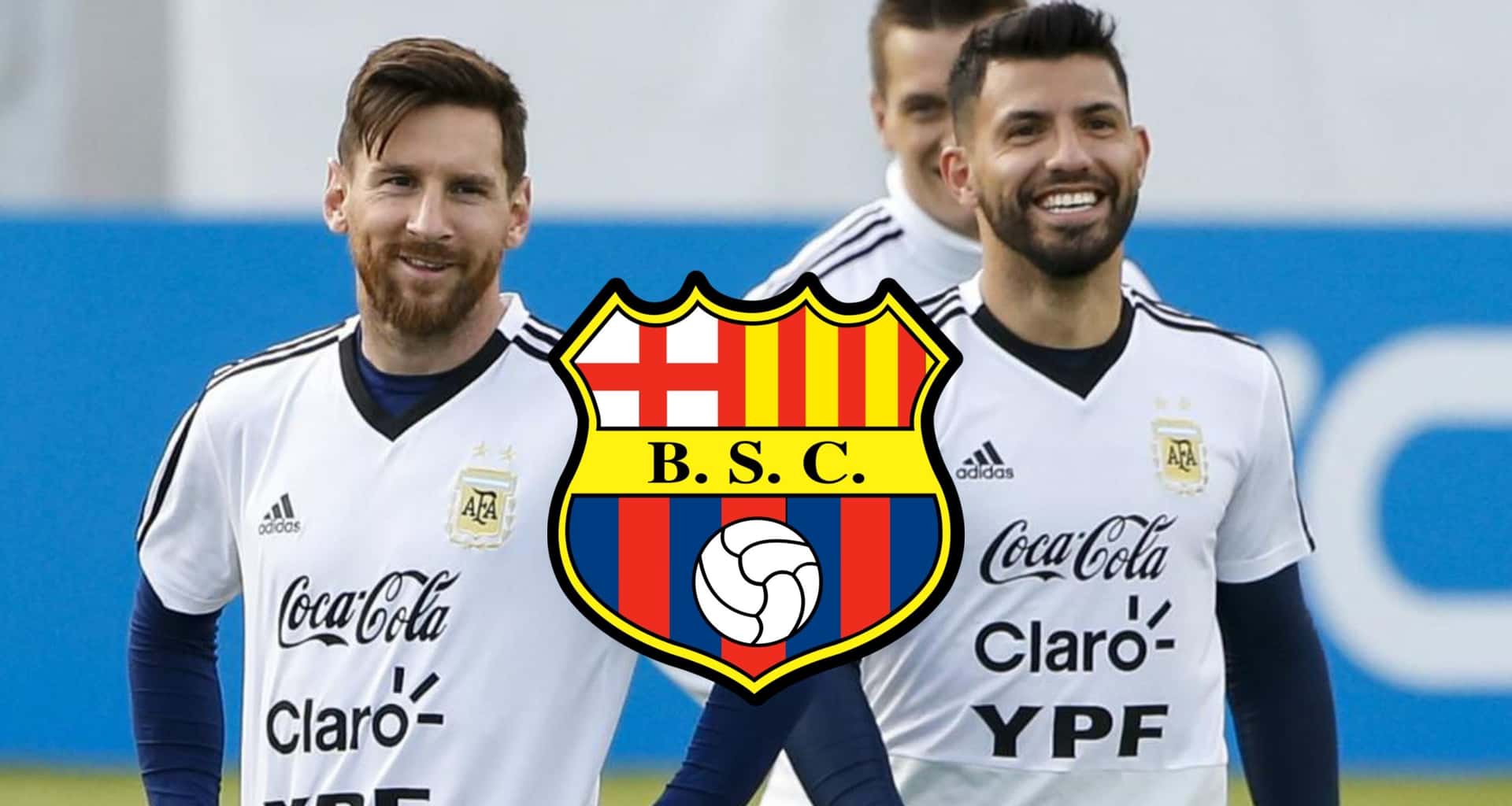 Sergio Agüero ya se encuentra en Guayaquil para lo que será la Noche Amarilla