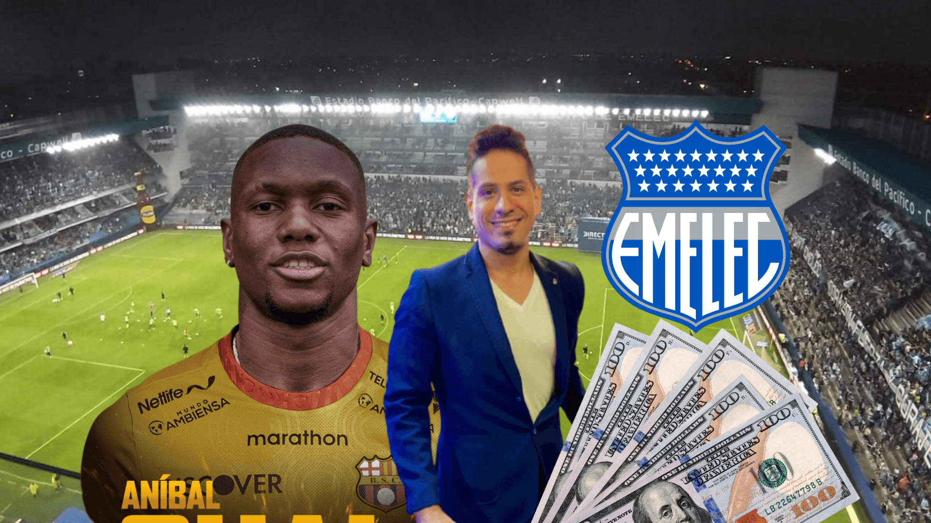 Si Aníbal Chalá quiere jugar en Barcelona SC debe pagar