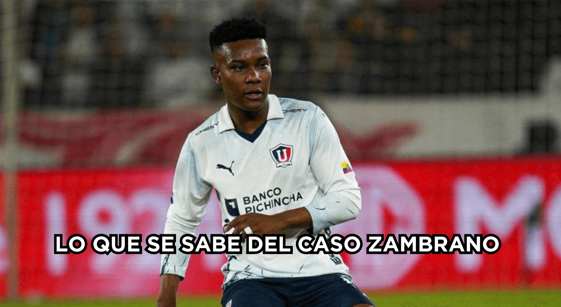 Situación del futbolista de Liga de Quito que preocupa a los hinchas. FOTO: Ecuavisa