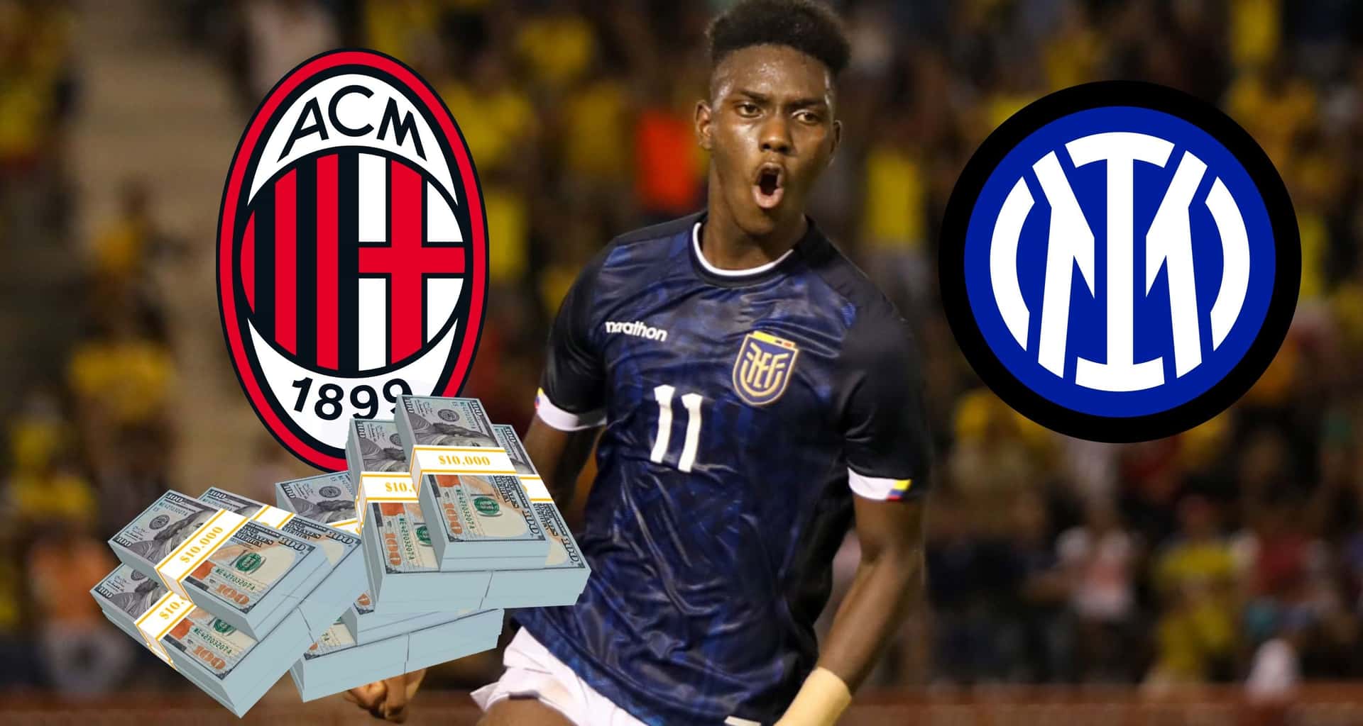Tanto el Inter como el Milan quieren a Allen Obando en sus filas