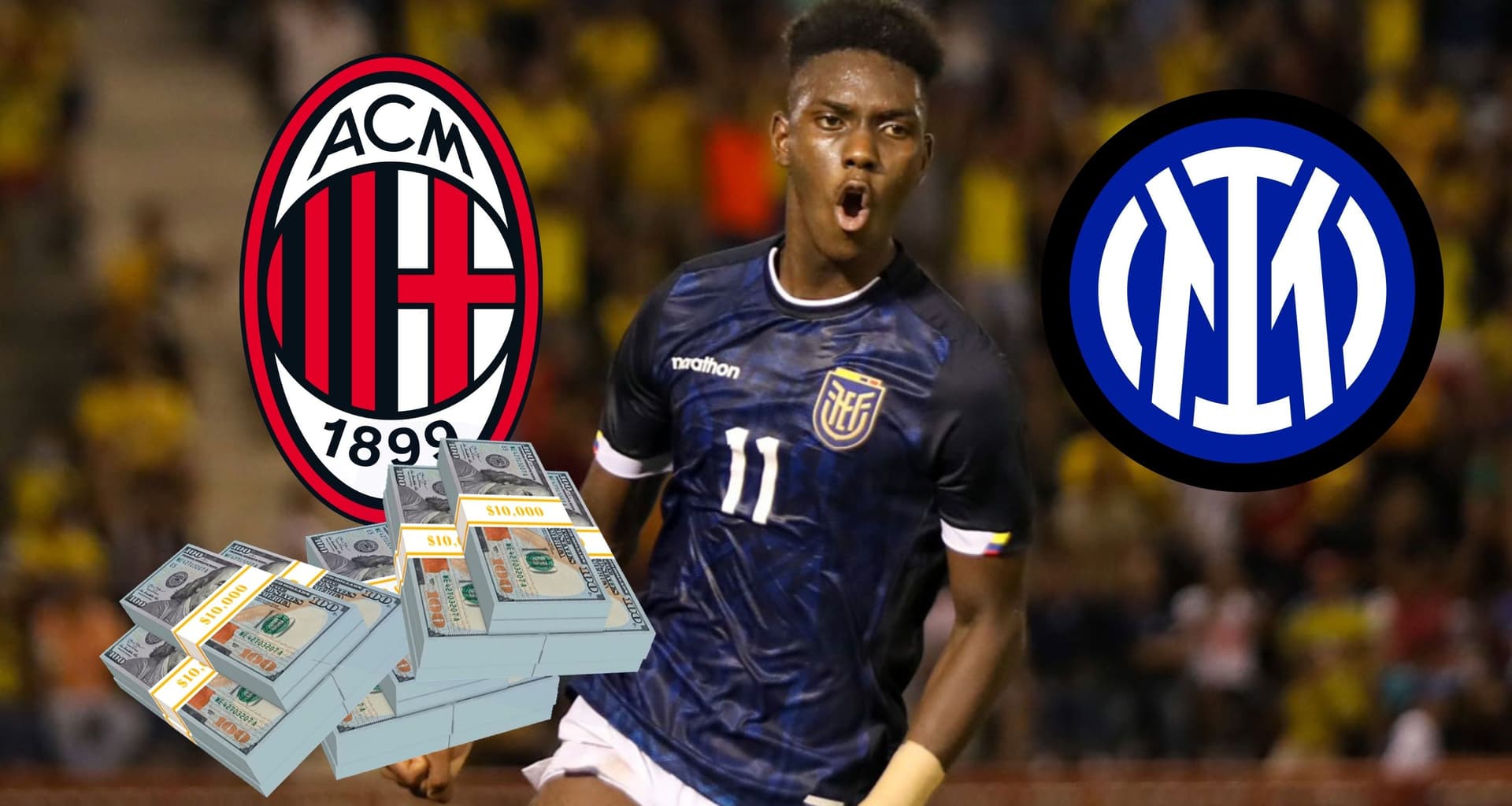 Tanto el Inter como el Milan quieren a Allen Obando en sus filas