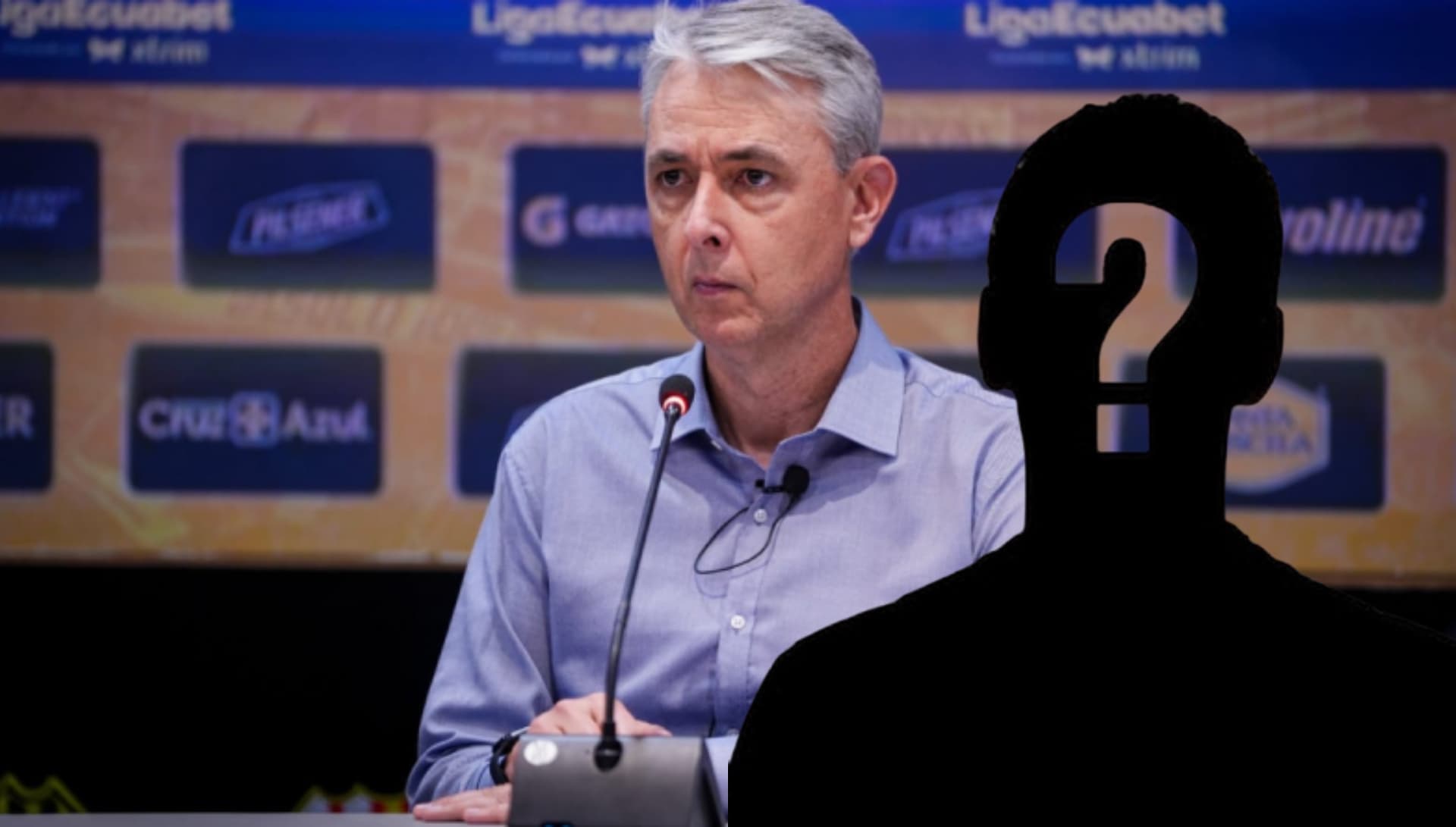 Tiago Nunes y jugador incógnita