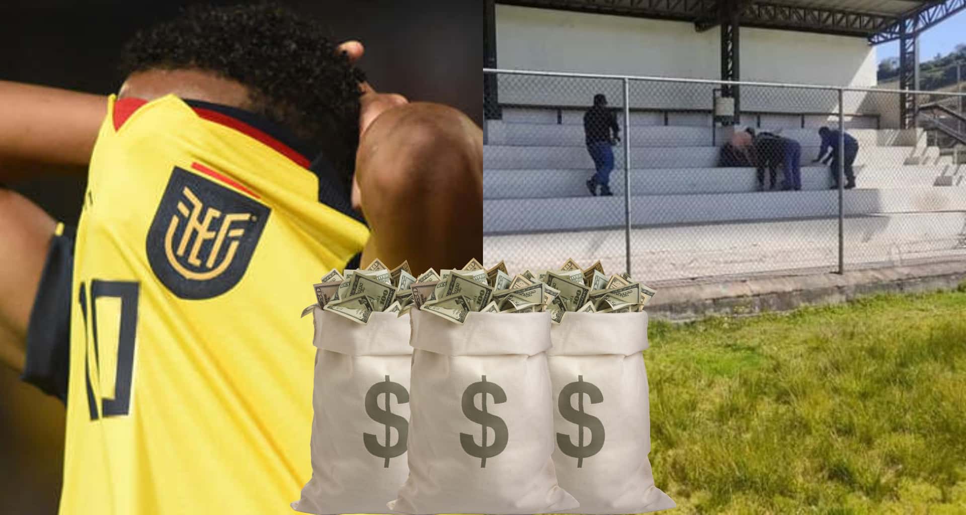 Tiene mucho dinero pero no ha perdido la humildad. Hoy este jugador se puso a reparar canchas y camerino para las nuevas promesas del fútbol