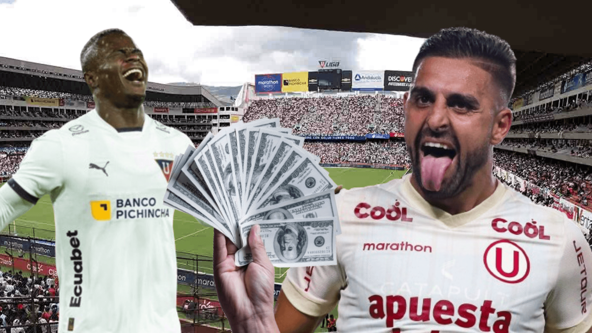 Tiene menos goles que Garcés, pero podría cobrar más que el Tin