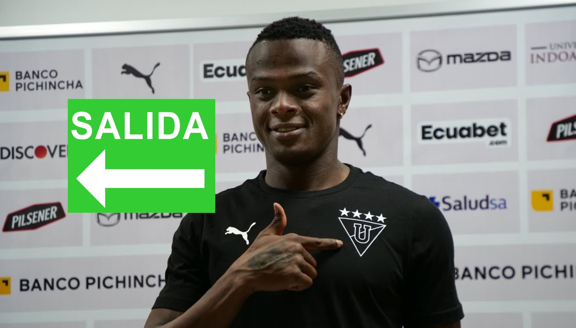 Tin Angulo con el buzo de LDU.