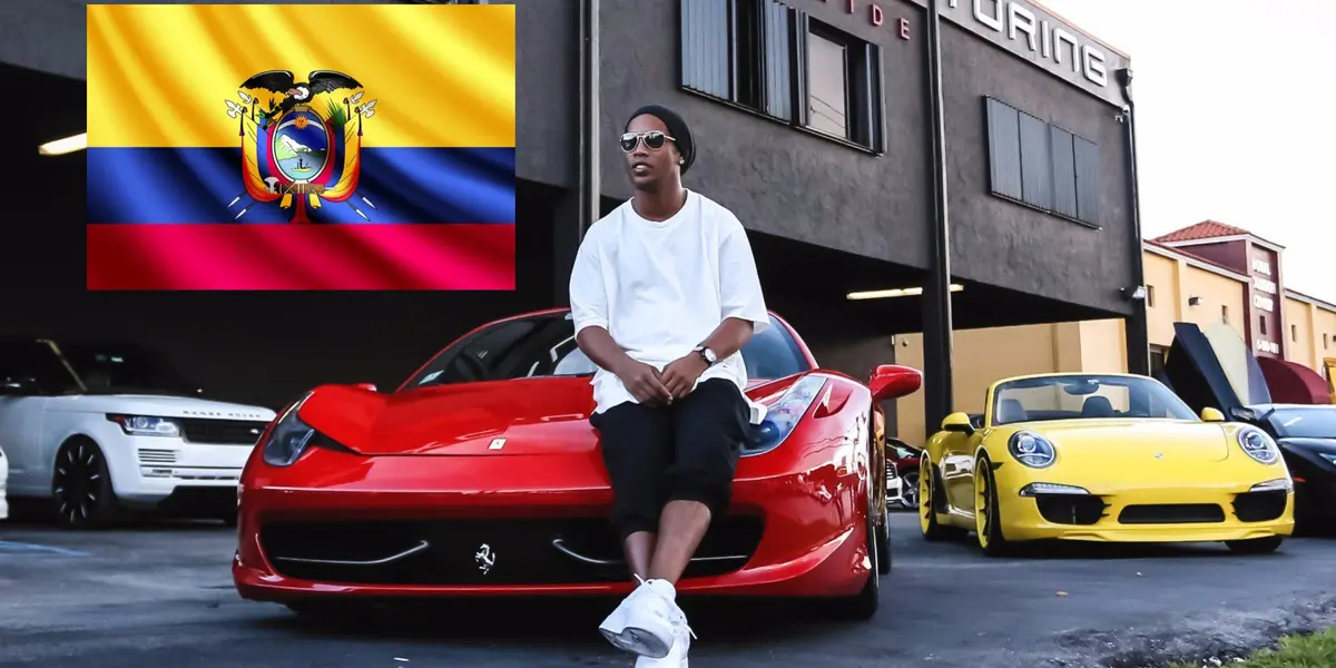 Un ecuatoriano se ha dado el lujo de comprarse un lujoso carro, que tiene Ronaldinho en su cochera