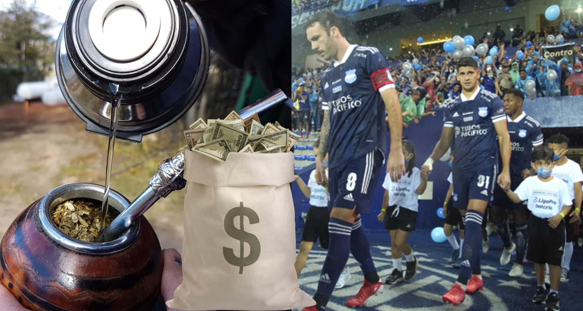 Un jugador que ahora está en Emelec tuvo un inicio distinto y para ganarse la vida vendía mate a otros jugadores