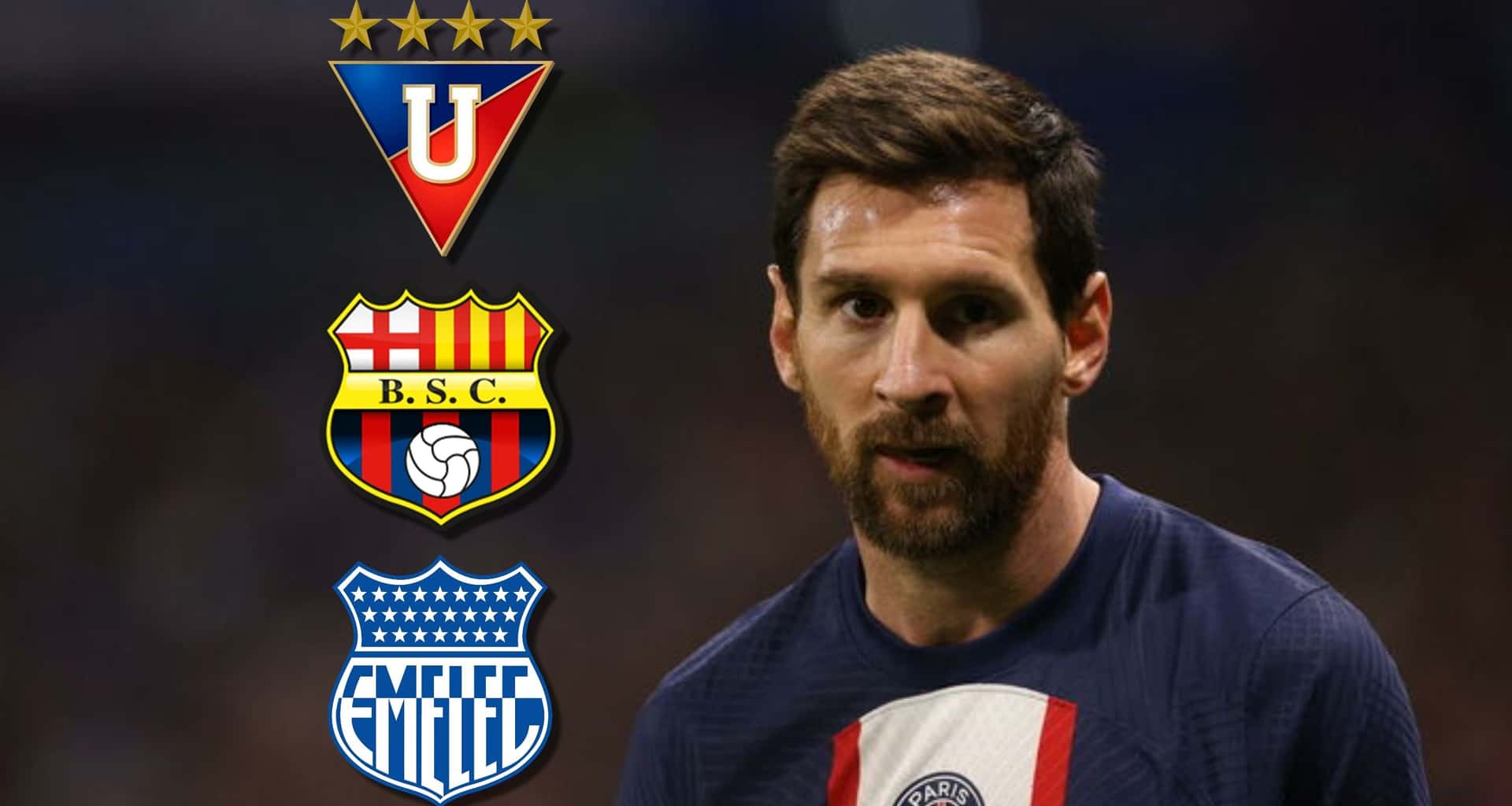 Uno de los equipos grandes de Ecuador fue visto por Lionel Messi anteriormente, mira de quién se trata. El 10 argentino no jugó la Champions ante Benfica por lesión