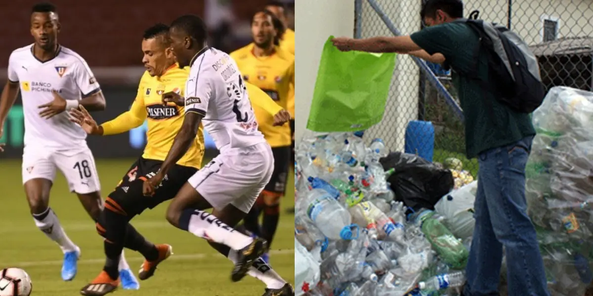Uno de los jugadores más importantes del fútbol ecuatoriano en la actualidad, tuvo que vender botellas para poder subsistir en sus primeros años