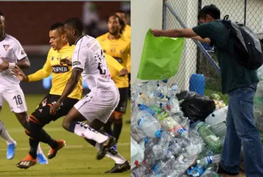 Uno de los jugadores más importantes del fútbol ecuatoriano en la actualidad, tuvo que vender botellas para poder subsistir en sus primeros años