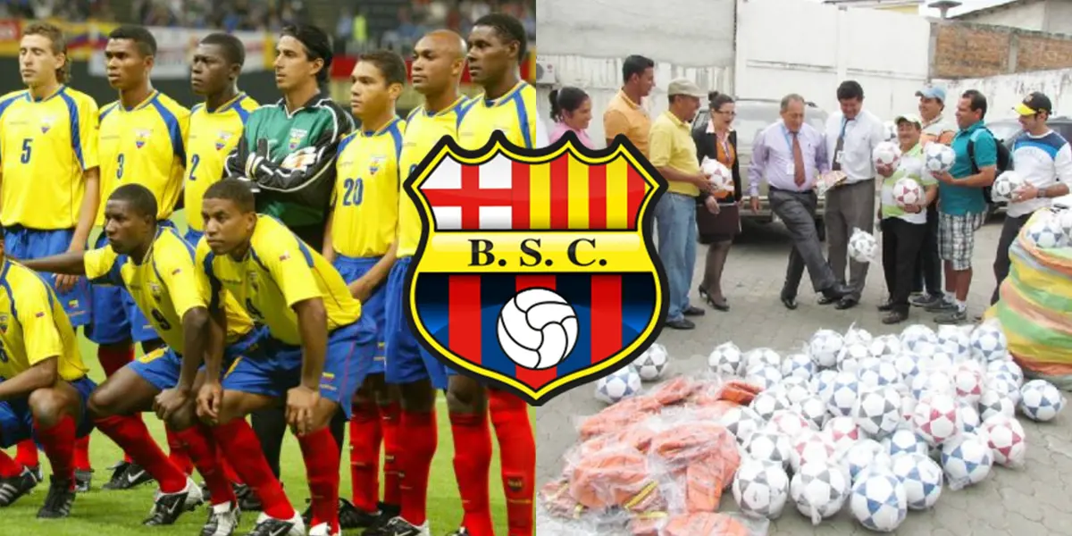 Uno de los jugadores que quedó en la historia grande del Fútbol Ecuatoriano promocionó en sus redes sociales varios balones que los puso en venta